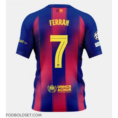 Barcelona Ferran Torres #7 Hjemmebanetrøje 2025-26 Kortærmet Barcelona Ferran Torres #7 Hjemmebanetrøje 2025-26 Kortærmet